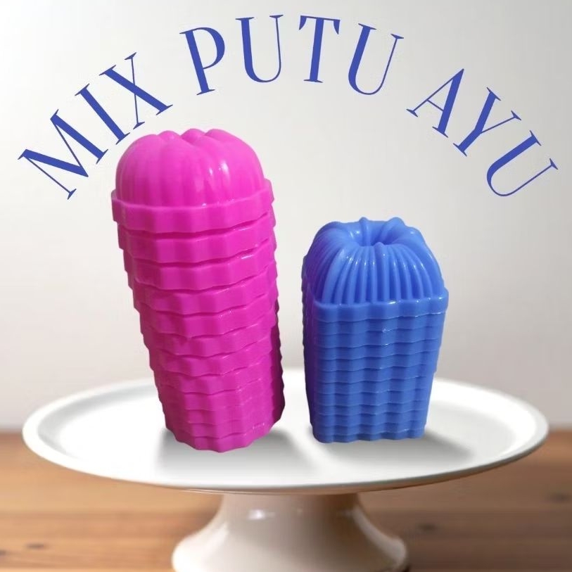 2 ชิ้น PUTU AYU MOLDS ใน SQUARE & SQUARE SHAPE