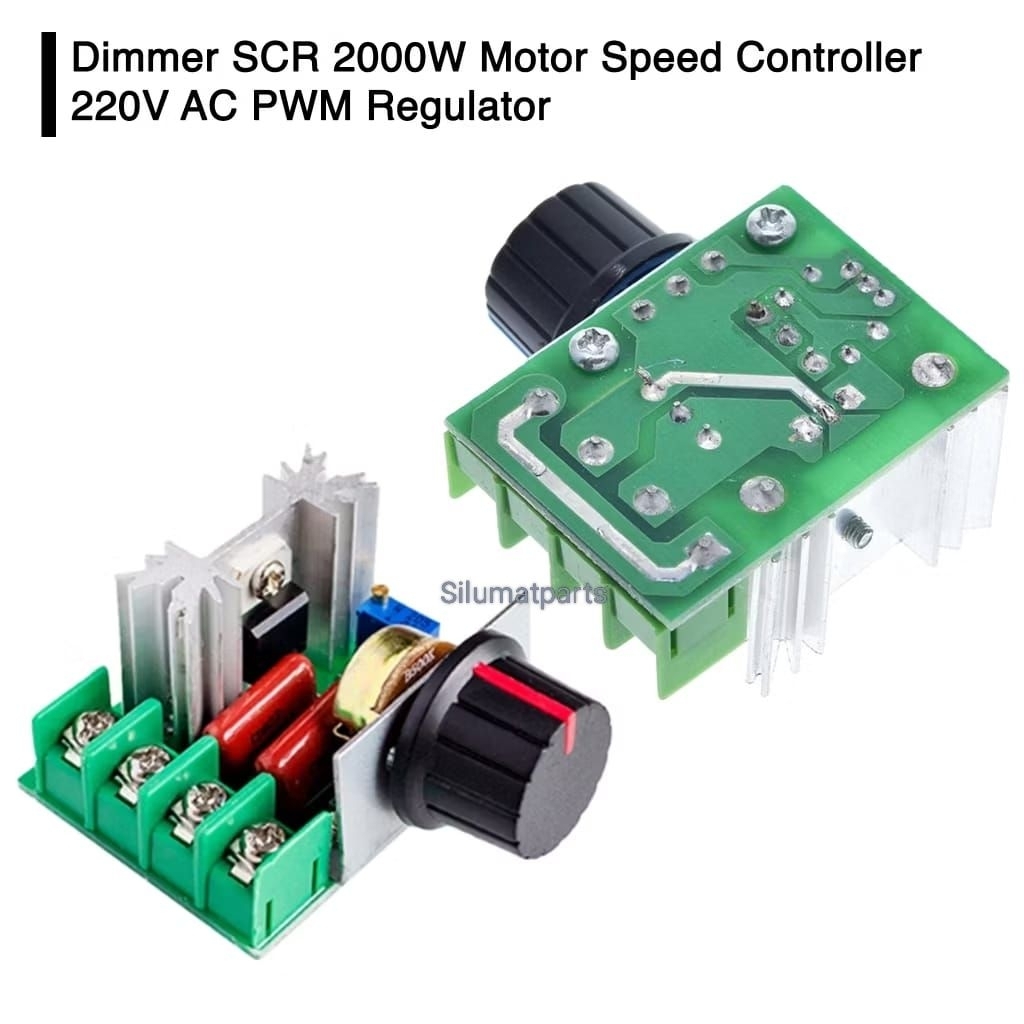 SCR 2000W มอเตอร์ควบคุมความเร็ว 220V AC PWM Regulator โมดูล - 14900