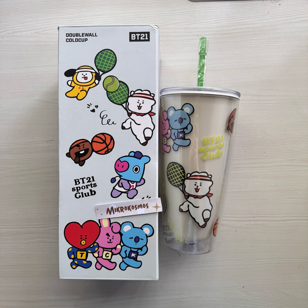 OFFICIAL & NEW BT21 SPORT TUMBLR - พร้อมส่ง ราคาดีที่สุด