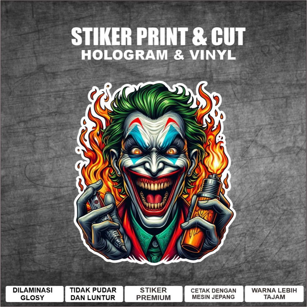 สติ๊กเกอร์ Joker Print & Cut – สะท้อนแสงและทนทาน