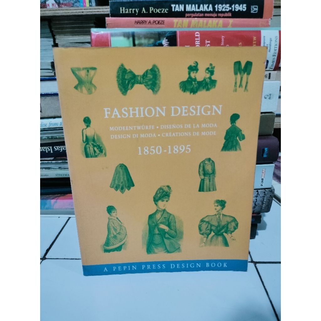 หนังสือดีไซน์แฟชั่น 1850-1895 โดย A Pepin Press Design Book
