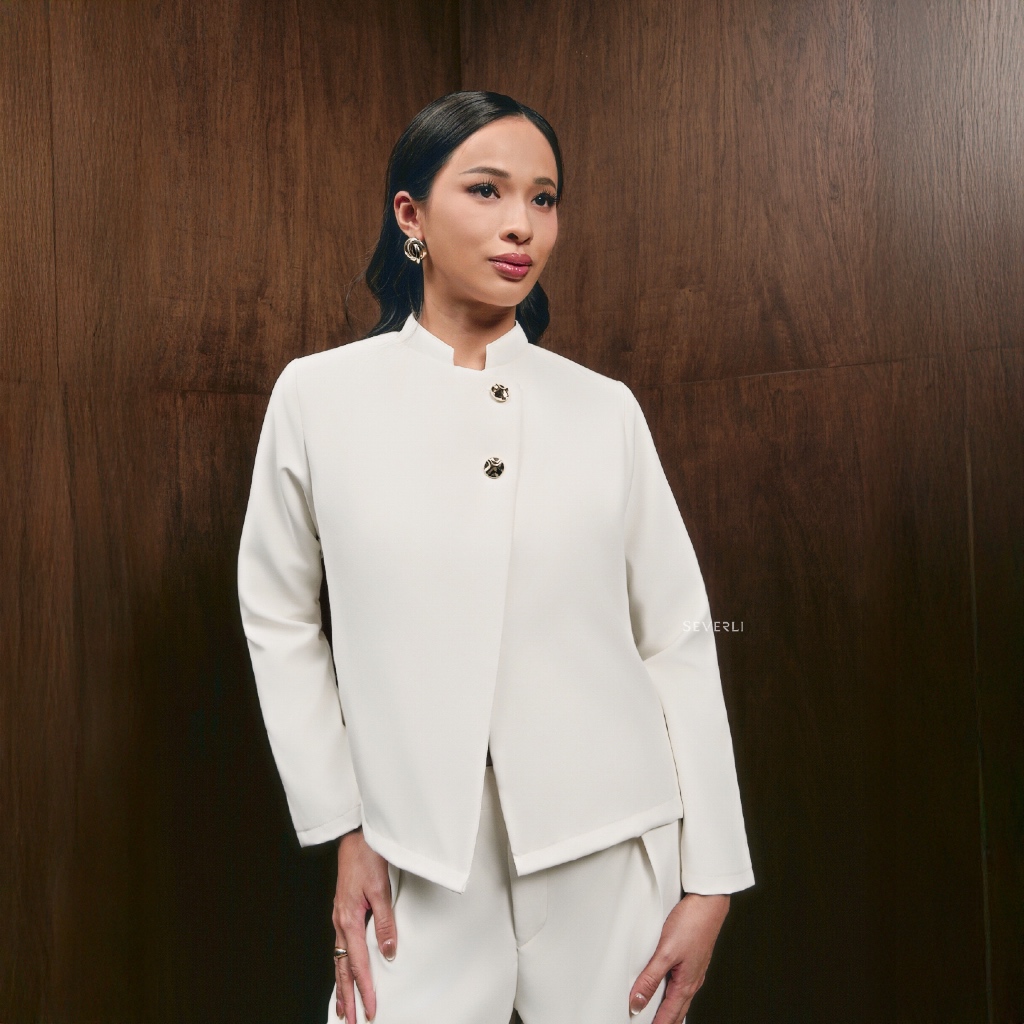 ใหม่ล่าสุด Severli EMMA Womens Blazer Womens Casual Official Blazer แขนยาวผู้หญิงเกาหลี Blazer