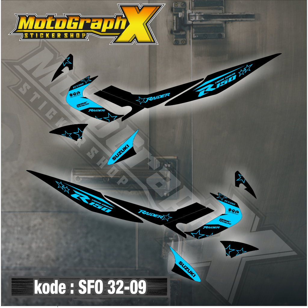 Striping/สติ๊กเกอร์ Satria Fu Barong CAN HOLOGRAM เครื่องปอก Satria Fu Lama SFO 32 RACING