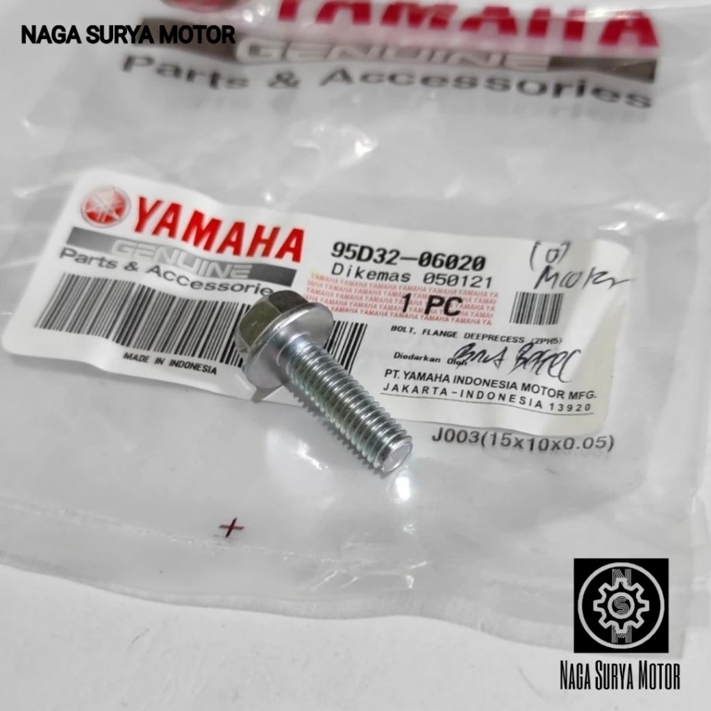 ฝาครอบน๊อตสั้น แอร์ท่อ CVT Yamaha Soul GT 125 95D32-06020 ORI YGP