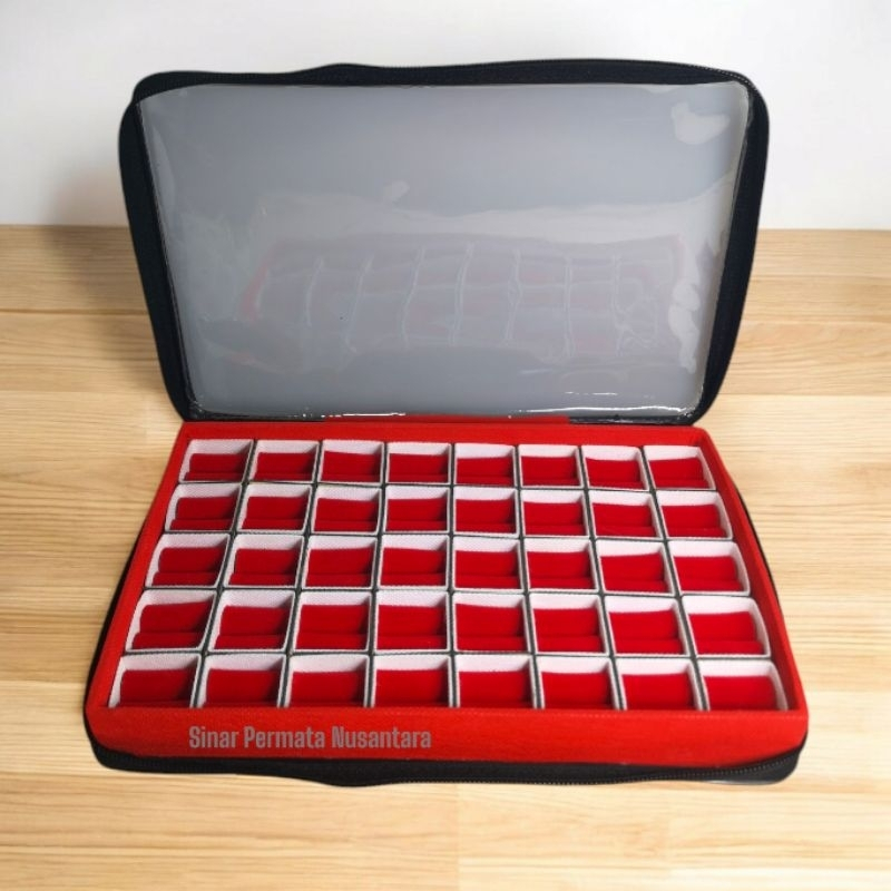 AGATE STONE RING BOX และ GEM ZIPPER COVER AGATE STONE - SKAT 40