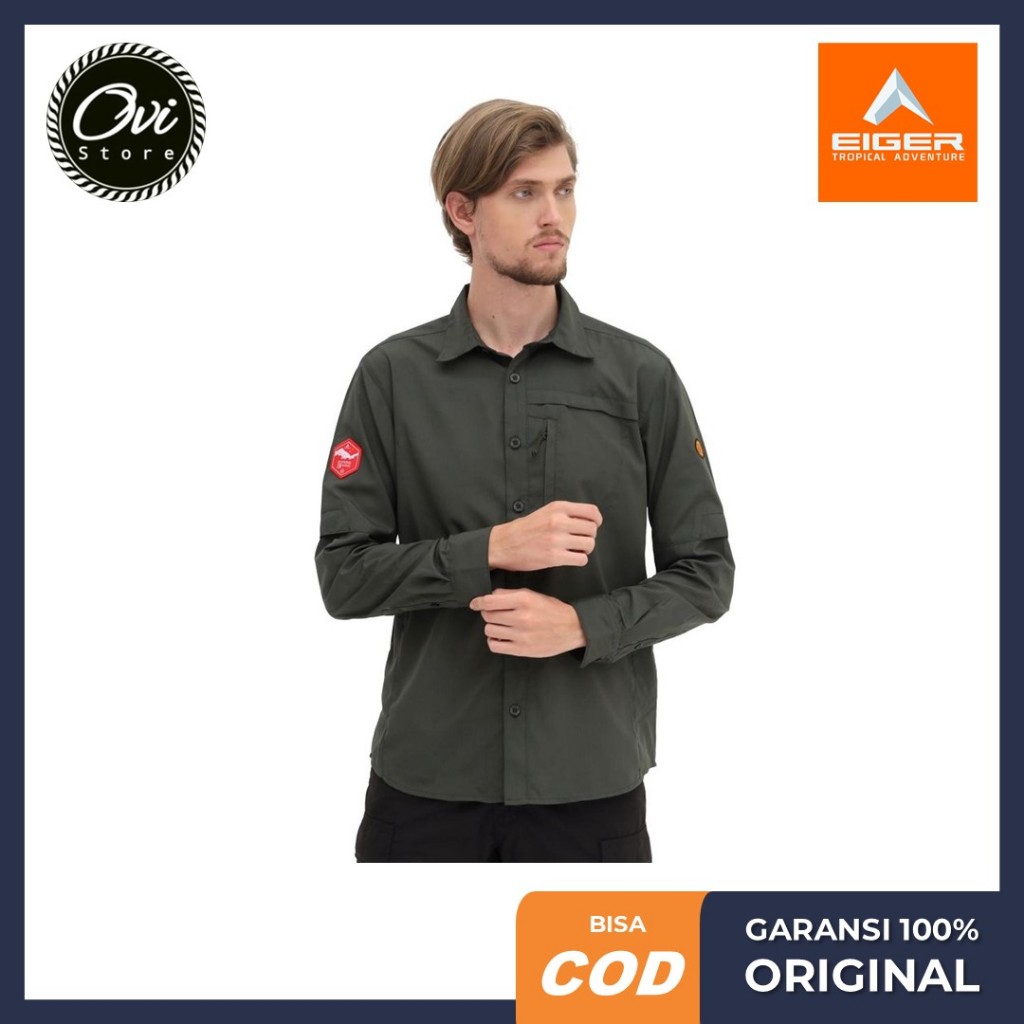 KEMEJA EIGER1989 Gravel 2.0 X28 LS Update Shirt Original Outdoor Shirt