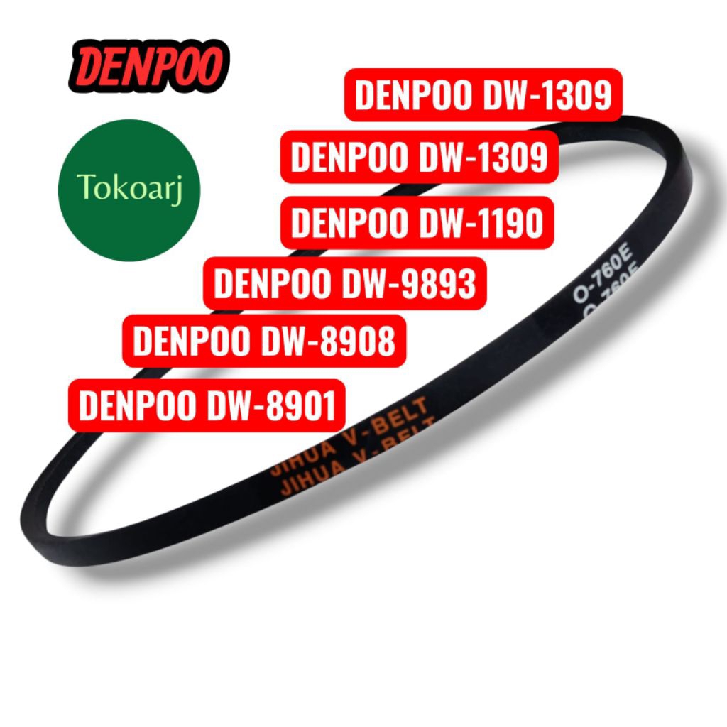 Vbelt V-belt panbel O-760E 0-760E denpoo