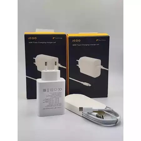 TRAVEL CHARGER VIVO TYPE C 66W FLASH CHARGER ORIGINAL 100%