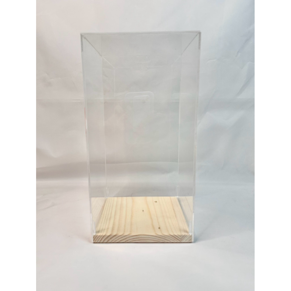 ACRYLIC ตุ๊กตา DISPLAY BOX / DISPLAY BOX / ACRYLIC DECORATIVE BOX / ACRYLIC STORAGE BOX 15x15x30 CM 