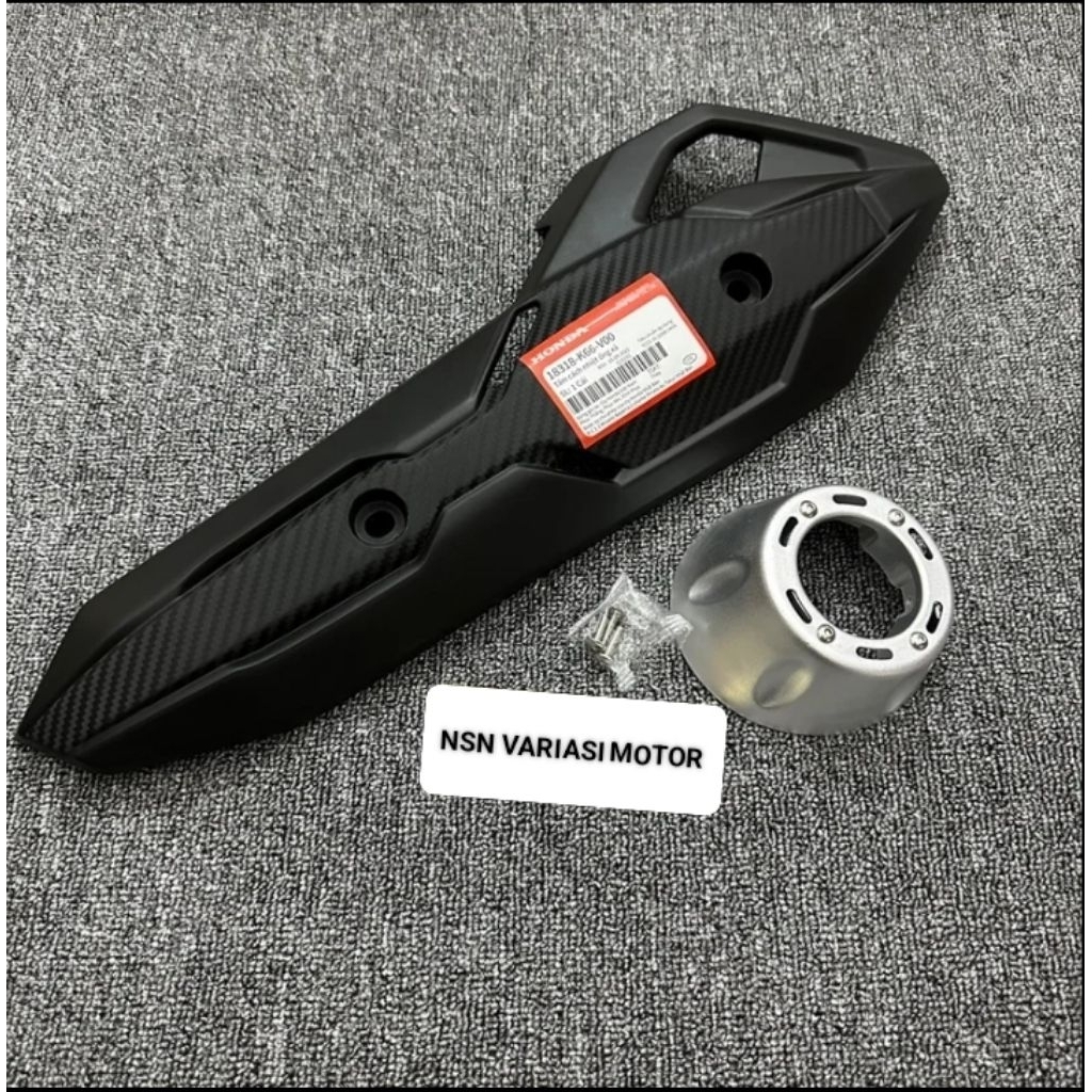 EXHAUST END MUFFLER PACKAGE + AIRBLADE EXHAUST SHIELD VARIO 125/150 VARIO 160ABS PCX EXHAUST SHIELD 
