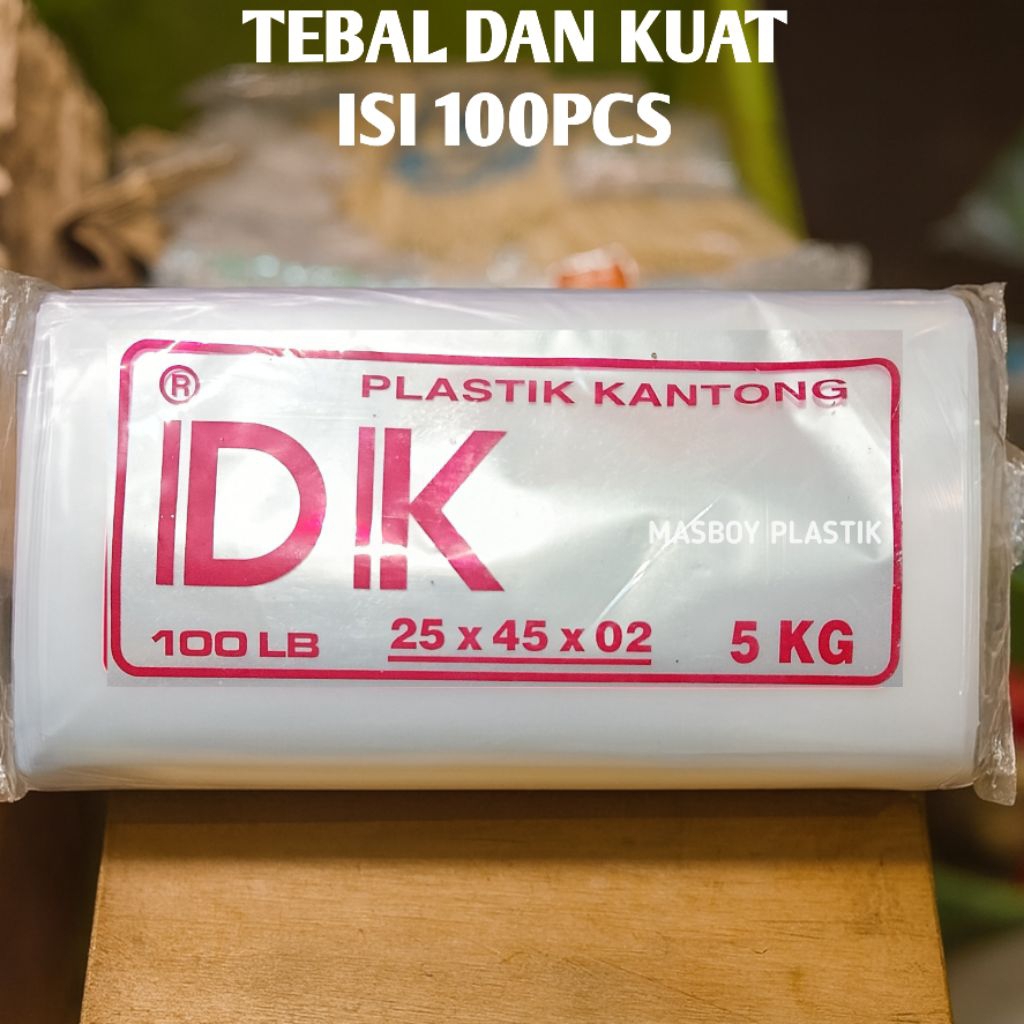 DK 5Kg พลาสติกใสความหนา 02 เนื้อหา 100 ชิ้น – Strong &