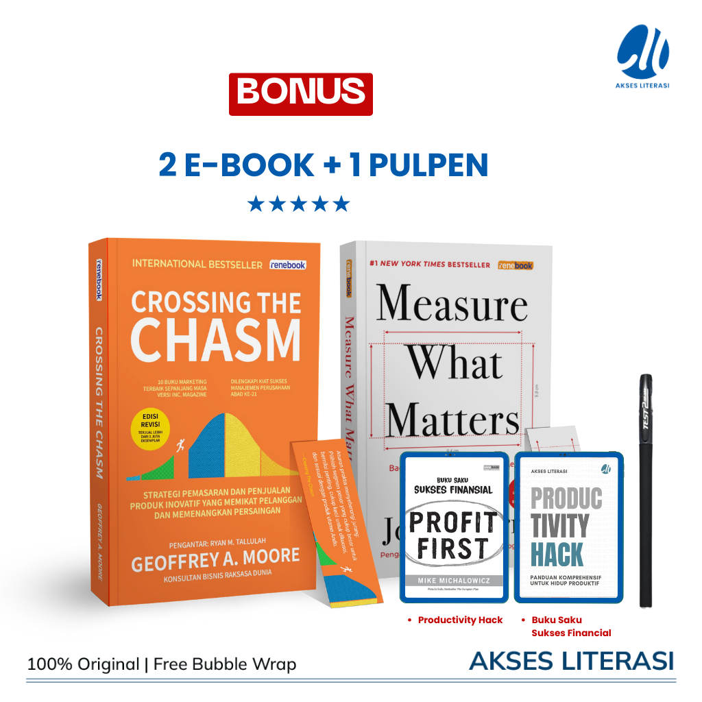 [BUSINESS PACKAGE]Crossing The Casm Book & Measure What Matters Book
