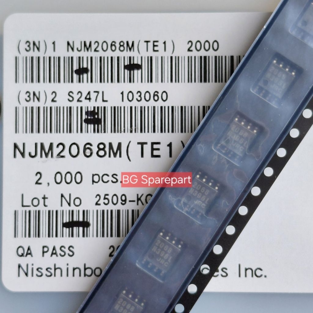 SMD JRC2068 NJM2068M DMP-8 Original JRC