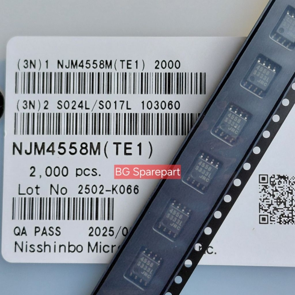 SMD JRC4558 NJM4558M DMP-8 Original JRC