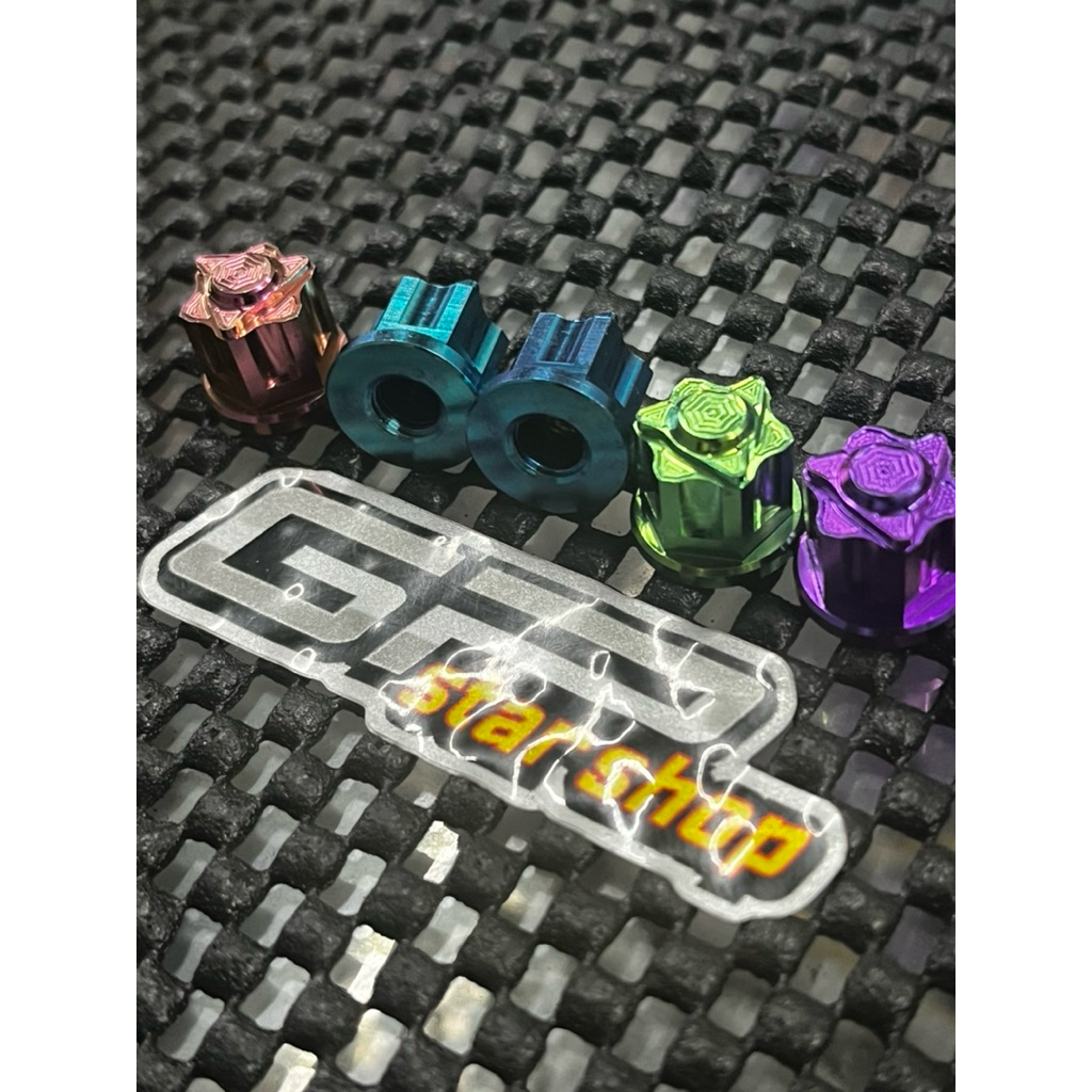 M6 TITANIUM NUT BOLT 10 THREAD