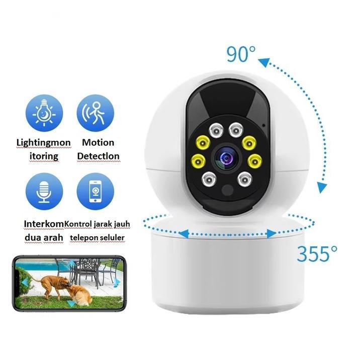 IP Cam CCTV V360 Pro WIFI INDOOR - การเฝ้าระวังการหมุน 360°