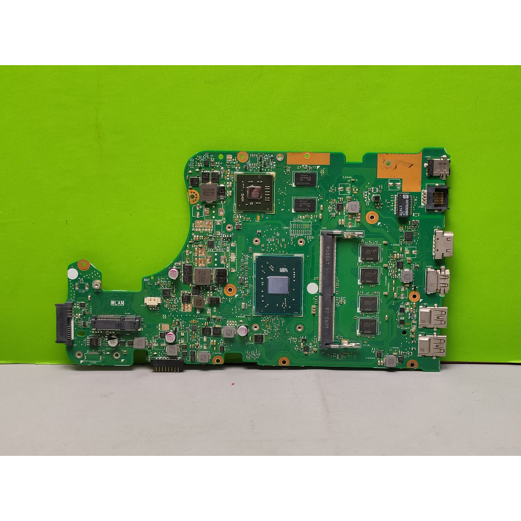 ET24 MBR-AS-7 จอแสดงผล MOTHERBOARD MOBO LAPTOP ASUS X555B X555QG MAIN BOARD REV. 2.0