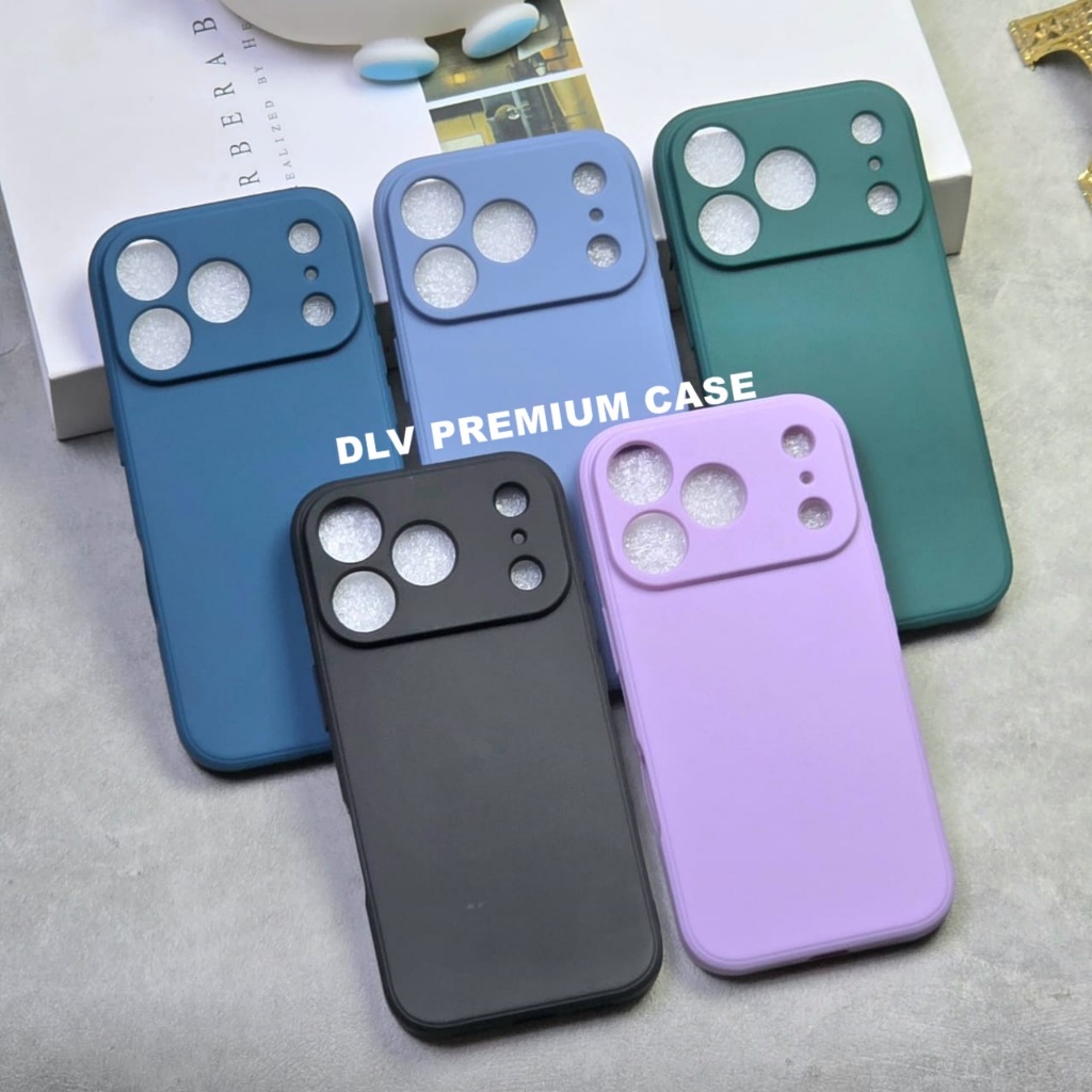 IPHONE 17 PRO IPHONE 17 PRO MAX CASE MACAROON SQUARE EDGE SOFT CASE LIQUID EDGE IPHONE 17 PRO IPHONE