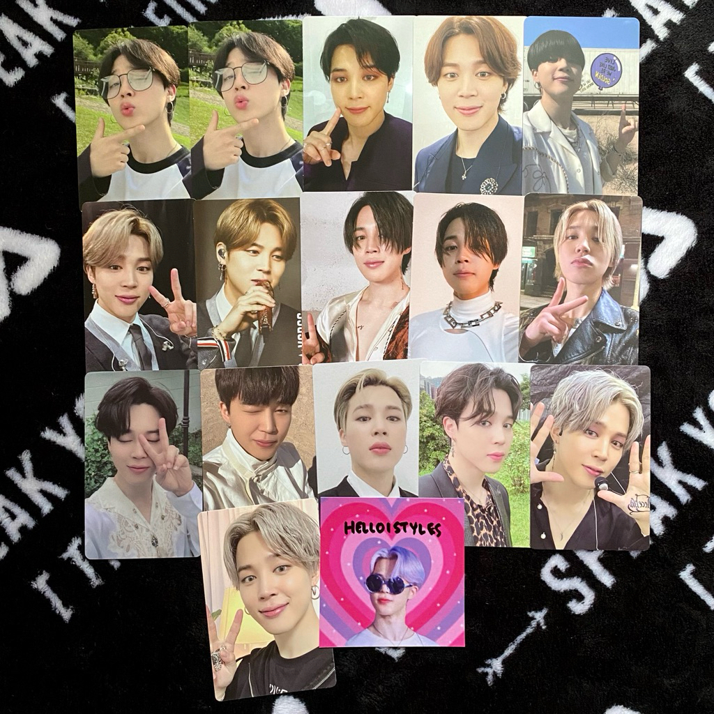 (3/4) Photocard อย่างเป็นทางการ BTS Jimin MOTS Clue Disk 7 Moment LD Lucky Draw Butter M2U Powerstat