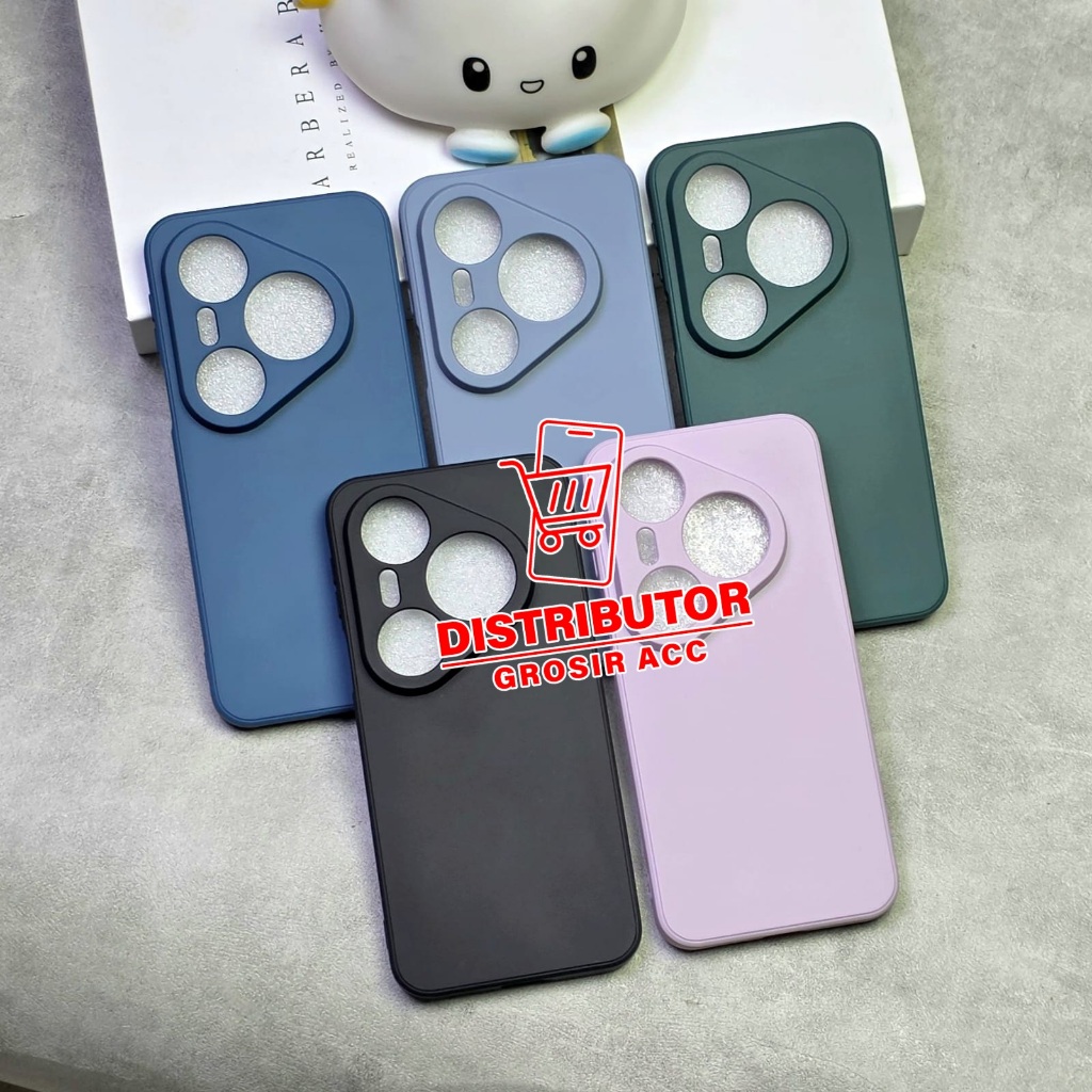 HUAWEI PURA 80 PRO HUAWEI PURA 80 ULTRA CASE MACAROON SQUARE EDGE SOFT CASE LIQUID EDGE HUAWEI PURA 