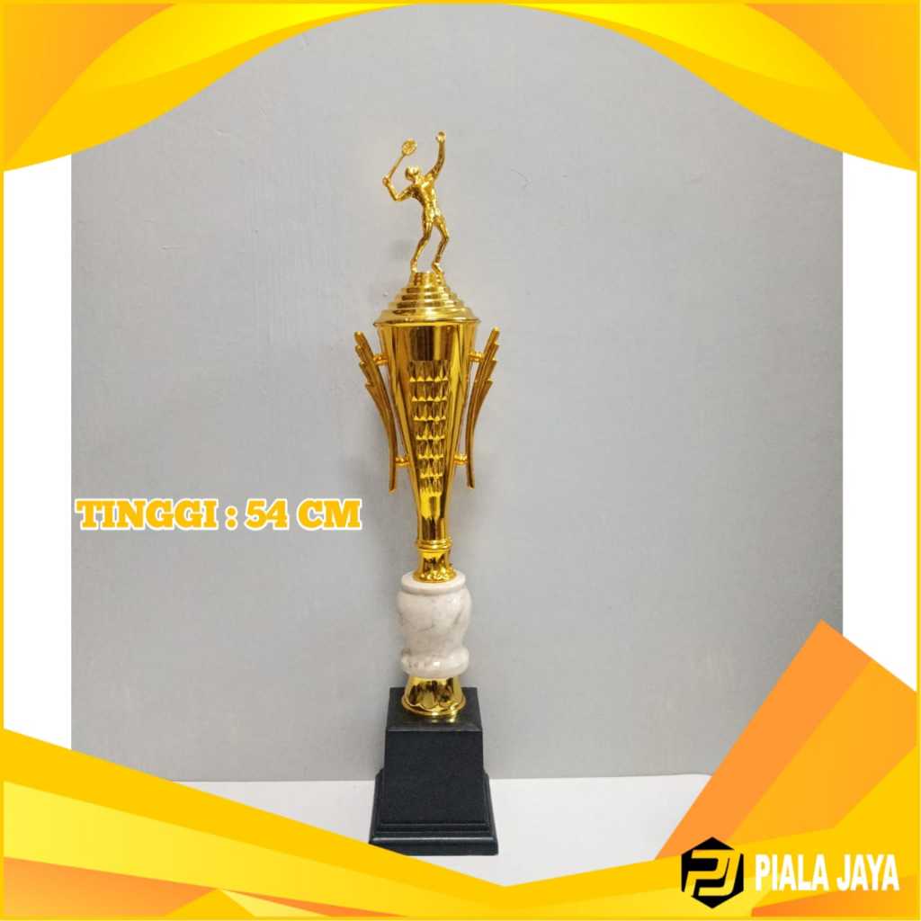 7 ซม. MARBLE COMBINATION DIAMOND CUP ถ้วยเดียว BADMINTON STATUE รูป