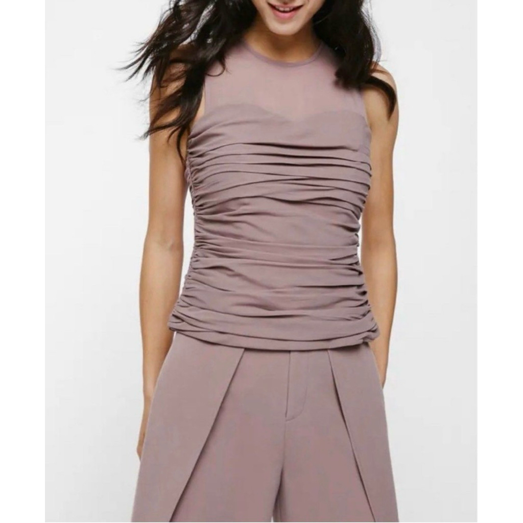 BN888 NEW TAG LYLAS LOVE BONITO MAUVE TOP