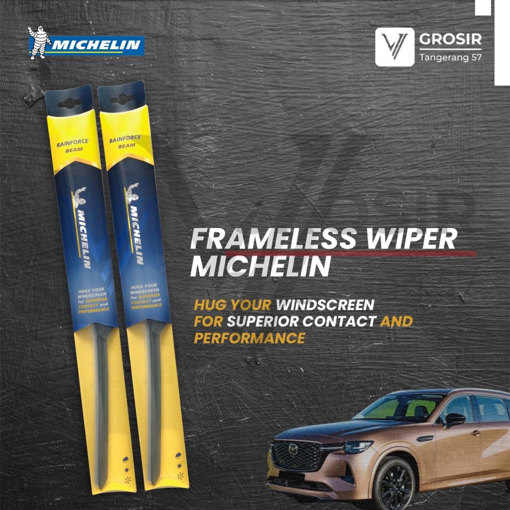 ที่ปัดน้ําฝน Michelin Beam Frameless Mazda CX80 CX 80 2025 26-16