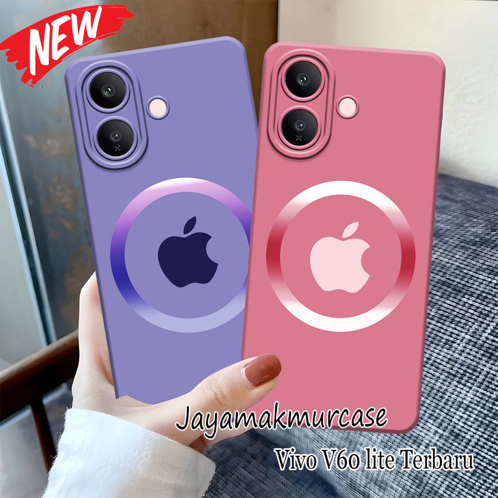 เคสสําหรับ VIVO V60 LITE - เคส VIVO V40 LITE - เคส VIVO V50 LITE ล่าสุดพร้อม Apple Logo Motif - เคส 