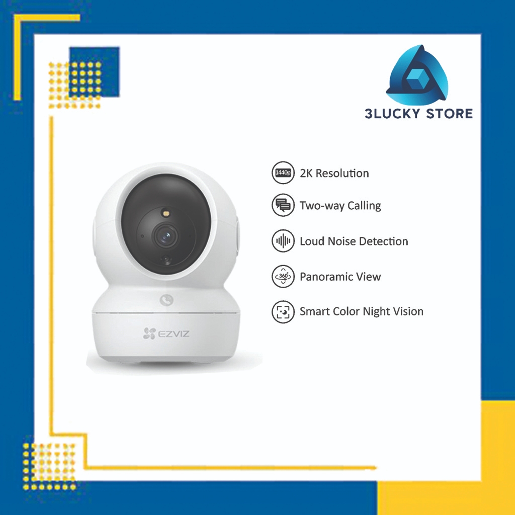 EZVIZ C6N Pro 2K 3MP กล้องวงจรปิด Wifi อัจฉริยะ IP Cam กล้องแพนเอียง