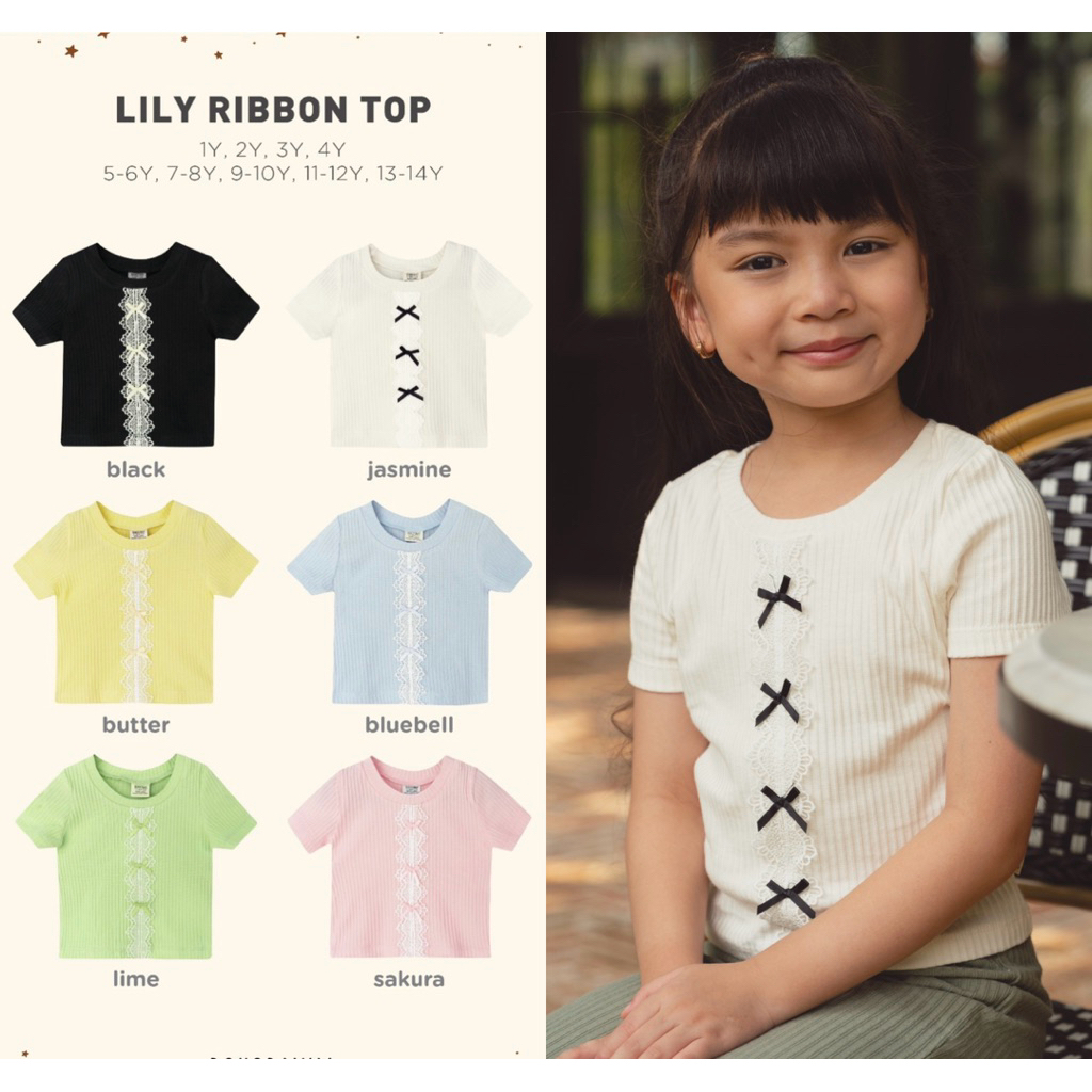 Makassar Bohopanna Lily Ribbon Top | ตัดเล็ก