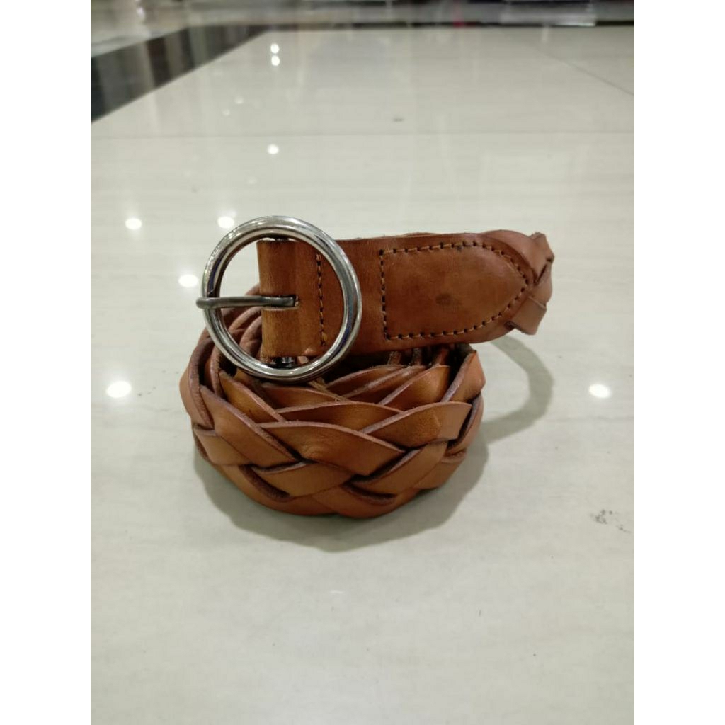 เข็มขัดหนังวัวแท้ (ไซส์ max 35)