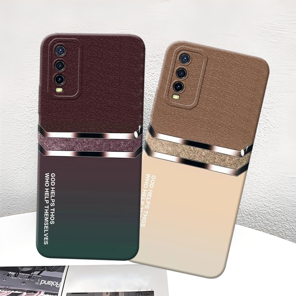 (FA-01) VIVO Y12S - Y20 - Y20S - Y30 - Y30I - Y50 Softcase Procamera Silicon Case simple co0l motif 