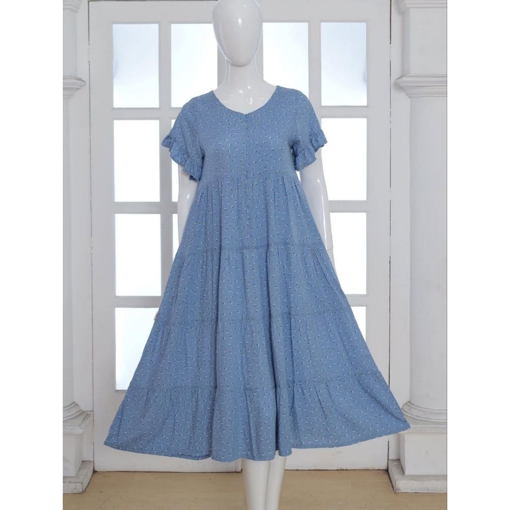 Wifey Essential Ashligh Blue โดย Bae dailywear Daster