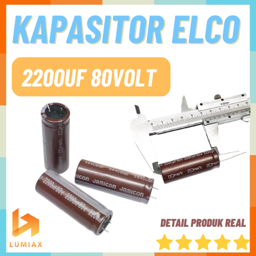 2200uf 80v JAMICON ORIGINAL elco 2200uf 80V
