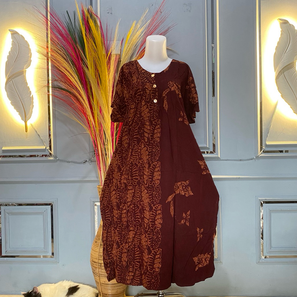 BL เดรสกระดุมจัมโบ้ (Kf 36) Ld 150