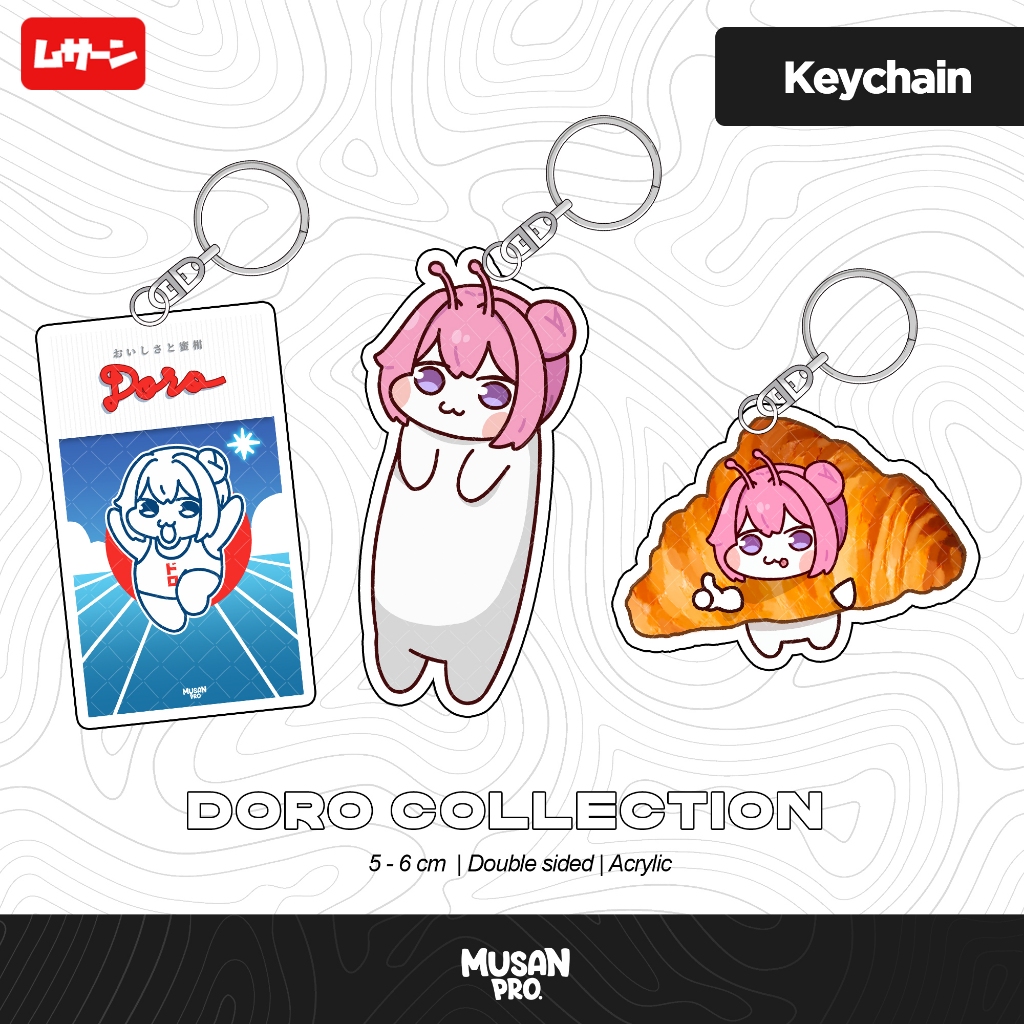 พวงกุญแจ DORO COLLECTION - Doro Osaka - Doro Alien - Doro Quaso - Musan - Fan Merch