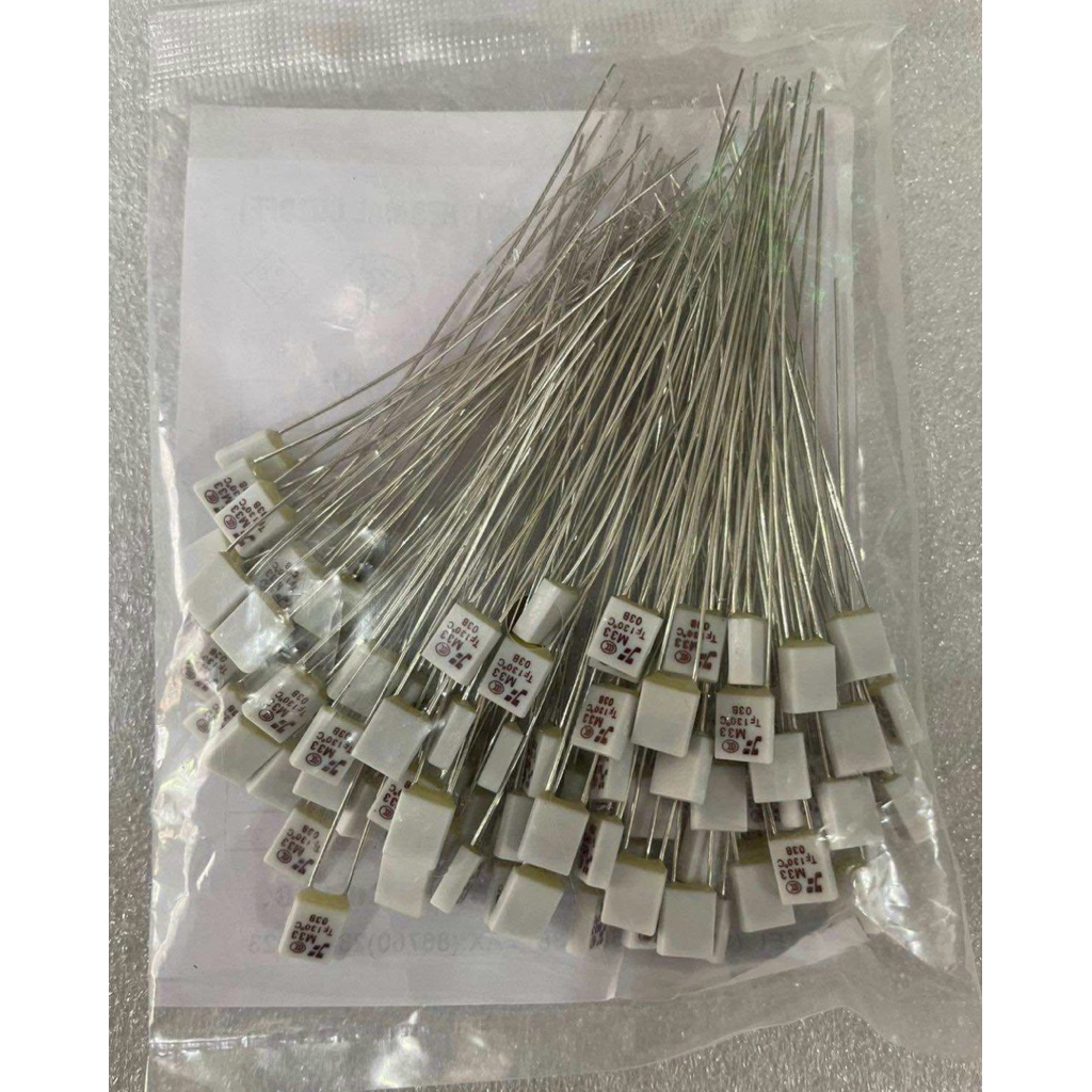 ฟิวส์ฟิวส์พัดลม Thermofuse 2a 130°C WHITE Super Quality 130 c 2ampere 2 แอมป์ 130 องศา