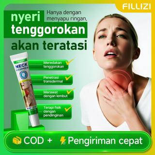 {Harga Spesial Sementara} Gel Pendingin Leher & Tenggorokan, FILLIZI, Meredakan Batuk, Menyegarkan Tenggorokan Anda Membersihkan Dahak