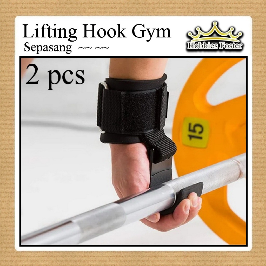 HBF Gym Fitness Straps - Hook Lifting Weight / TAF Strap Gym Pair