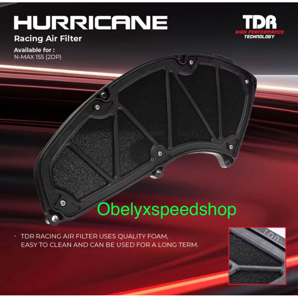 TDR Hurricane Racing มอเตอร์กรองอากาศ N-MAX เก่า 2DP
