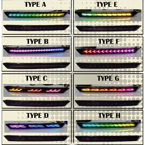 WRV 2022 2023 2024 2025 RGB MODEL REAR RESCTOR LAMP