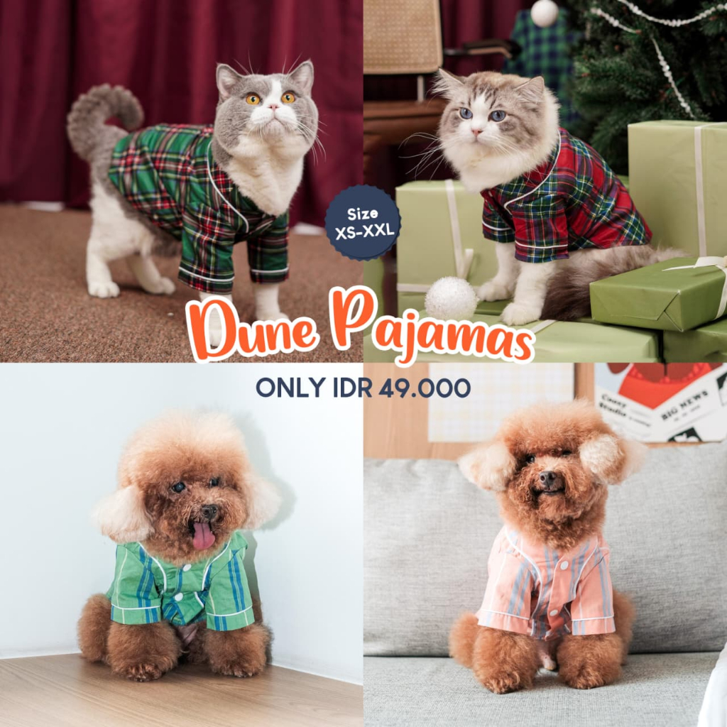 Pawlovin - Dune Pyjamas เสื้อผ้าสุนัขและแมว