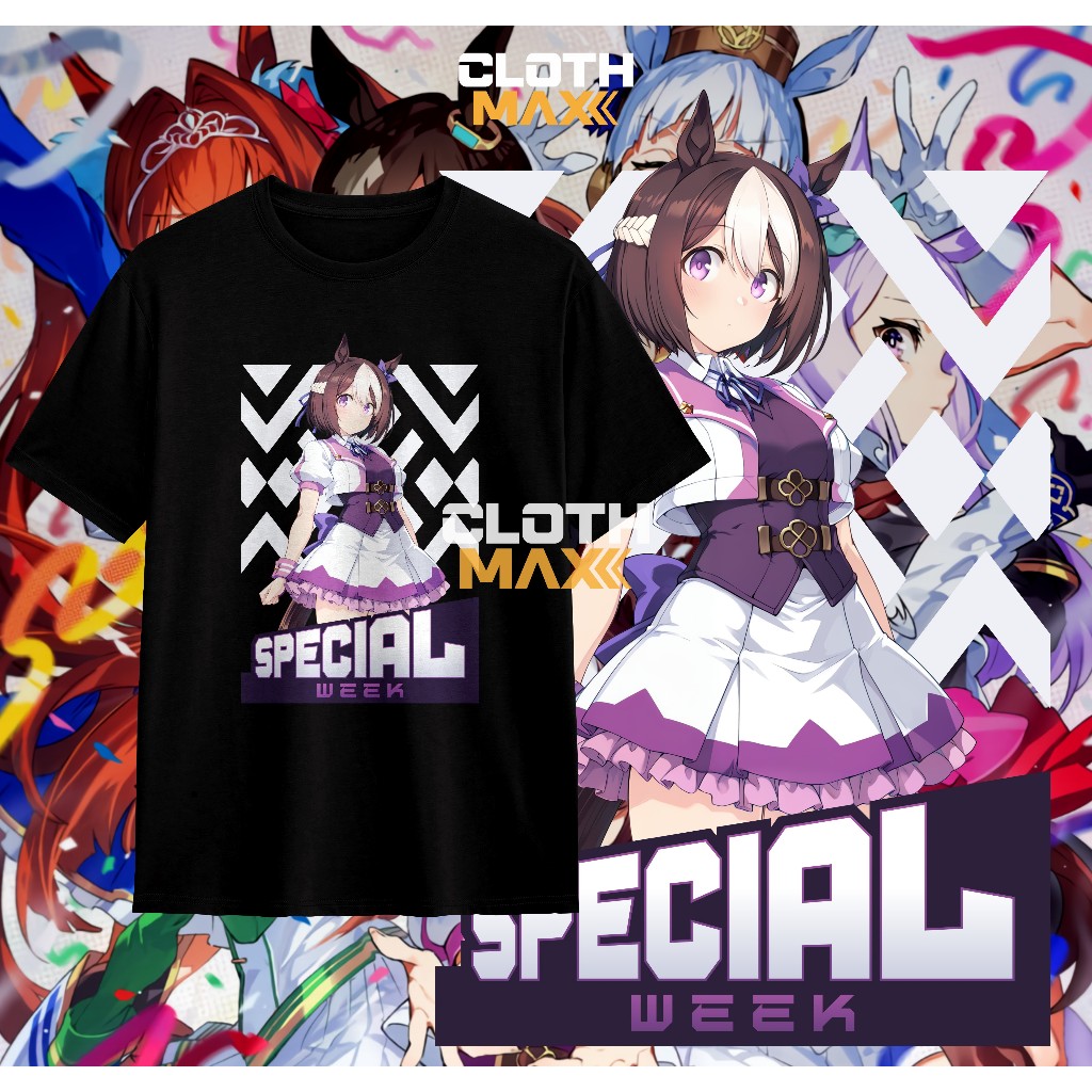 สัปดาห์พิเศษ Uma Musume เสื้อยืด Pretty Derby Game เสื้อยืดผู้ใหญ่และเด็ก Still In Love