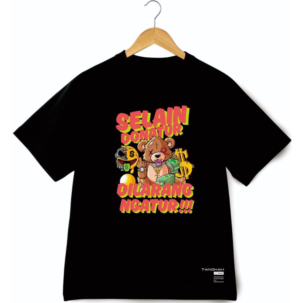 KATUN เสื้อยืด JAMAN DOONATUR PROHIBITED 24S เสื้อยืดผ้าฝ้ายผู้ใหญ่ UNISEX