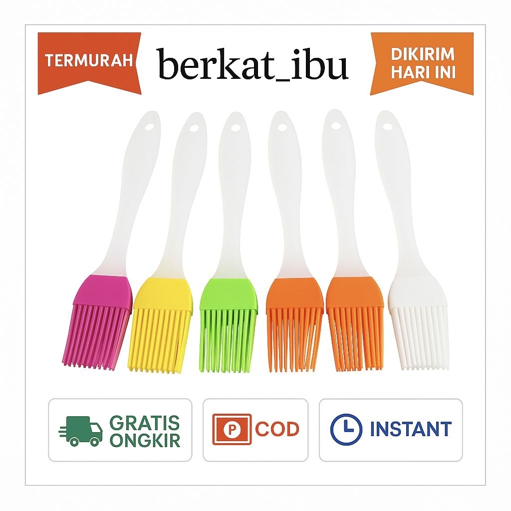 (WHOLESALE) SILICONE OIL BRUSH BUTTER BRUSH BBQ BRUSH CAKE BRUSH