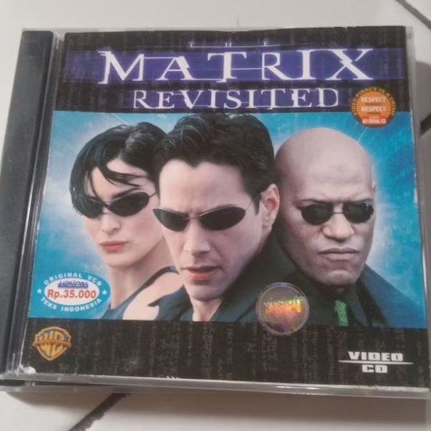 VCD Original Matrix Revised Feat Keanu Reeves ข้อความอินโดนีเซีย