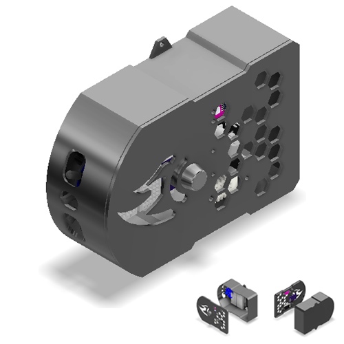 เคส ESP32 Led DHT22 MQ135 เซ็นเซอร์เปลวไฟ 5 ช่อง Breadboard GUVA-S12SD
