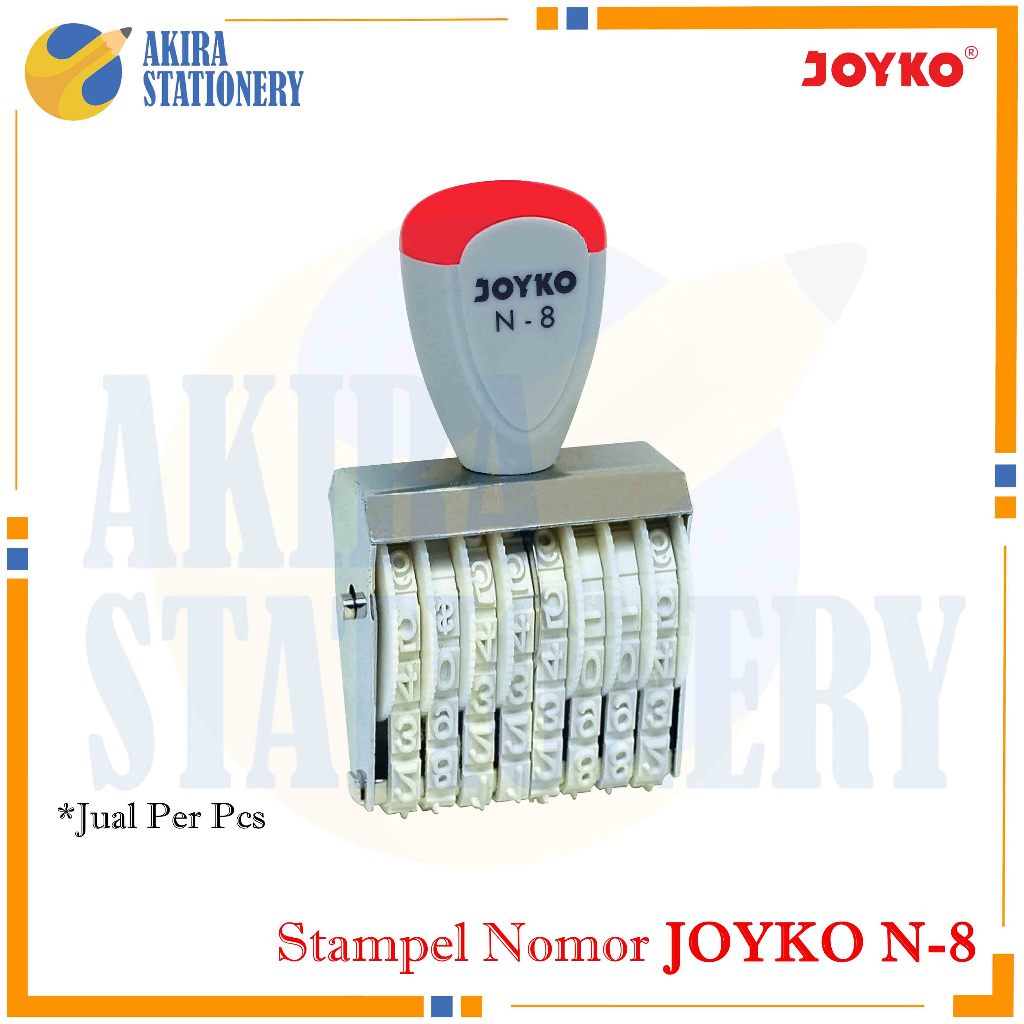Joyko N 8 Number Stamp / N-8 Digit Number Stamp / N8 Number Stamp ใช้ถัง