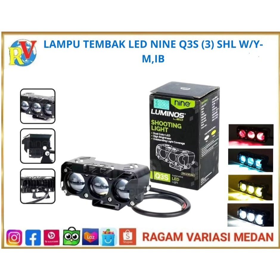 MATA LUXIMOS 30W SQL3 Super Bright Eye Laser Projector สําหรับรถยนต์รถจักรยานยนต์ Q3s