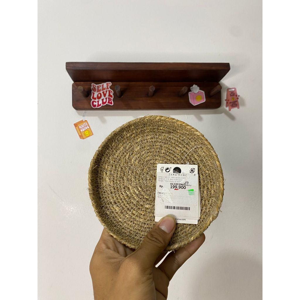 ZARA HOME SEAGRASS COASTERS